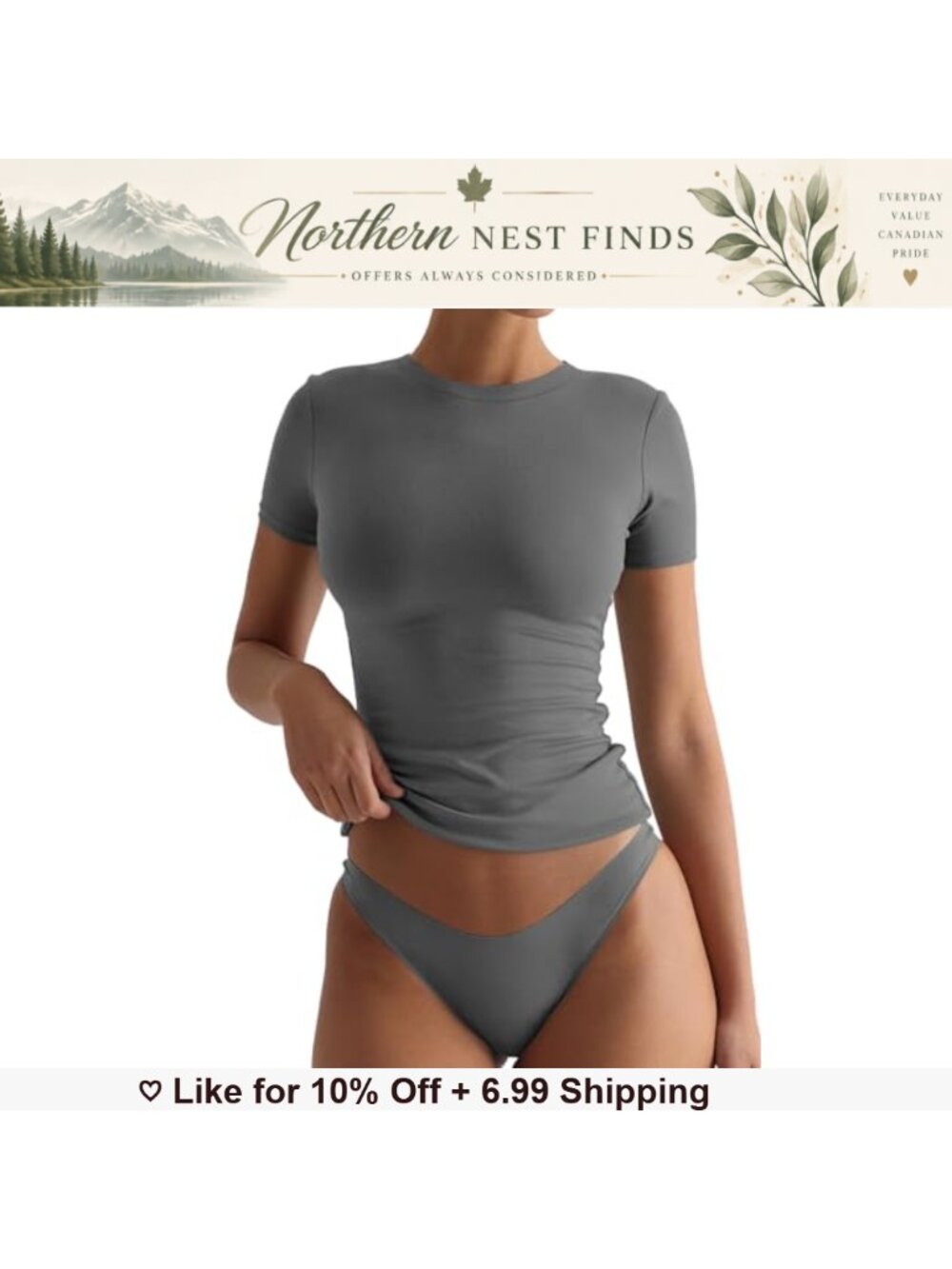Y2K Slim Fit Crop Top Short Sleeve Crew Neck Stretch Nylon Tee